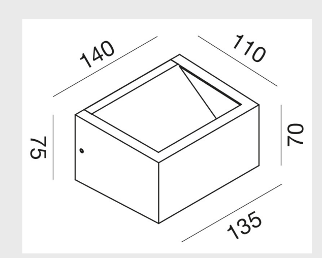 GEALUCE Applique in alluminio antracite-marrone IP54 LED CCT GEALUCE Applique in alluminio antracite-marrone IP54 LED CCT